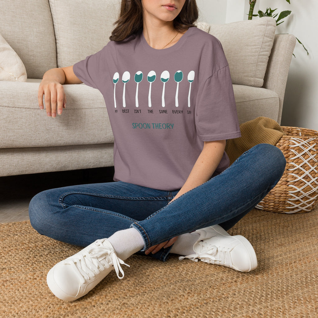 Spoon Theory T-Shirt – "My Best Isn't the Same Every Day" Chronic Illness Awareness Tee