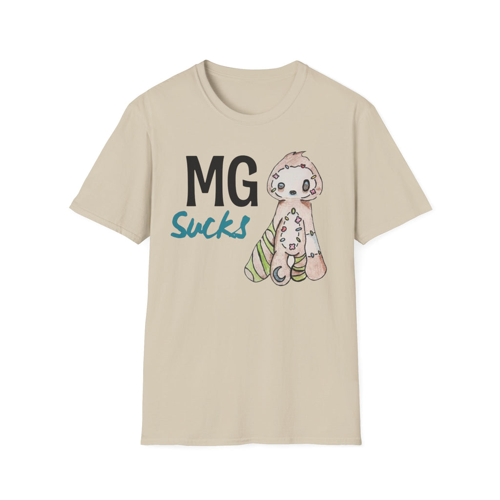 MG Sucks Sloth T-Shirt — Chronic Illness Awareness Tee
