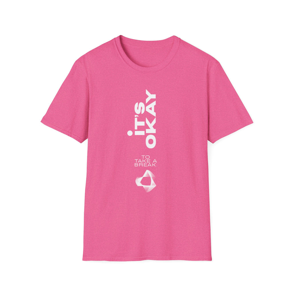 It's Okay Vertical Graphic Tee — Mental Health Awareness T-Shirt