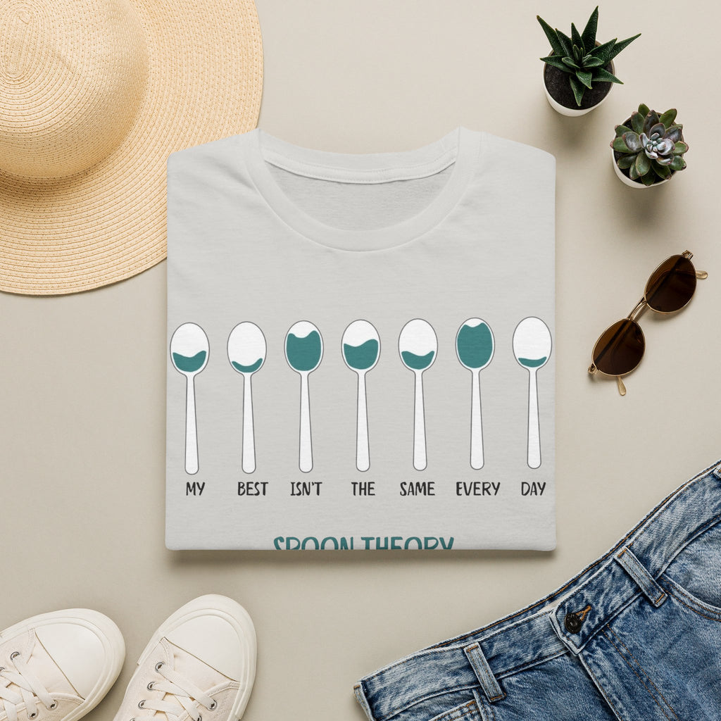 Spoon Theory T-Shirt – "My Best Isn't the Same Every Day" Chronic Illness Awareness Tee