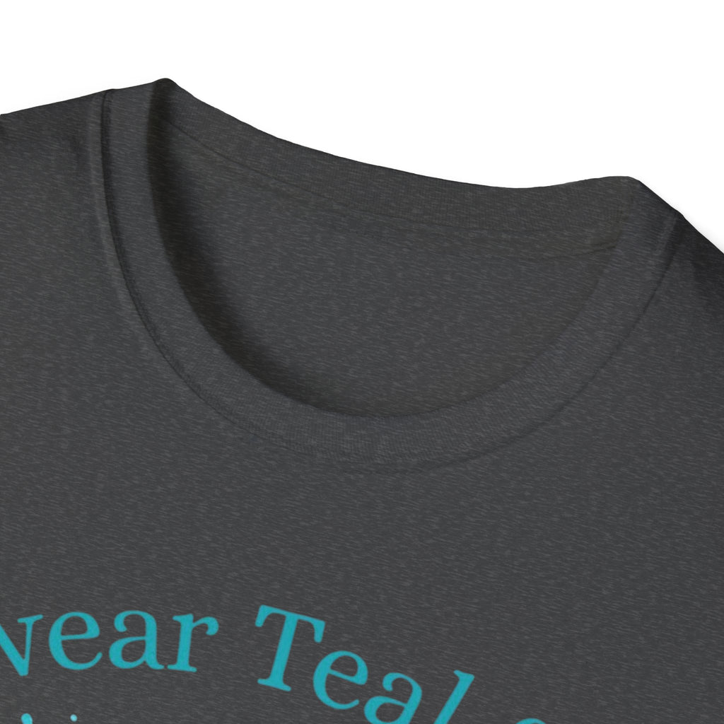 Myasthenia Gravis Awareness Ribbon T-Shirt — "I Wear Teal for My Daughter" Support Tee