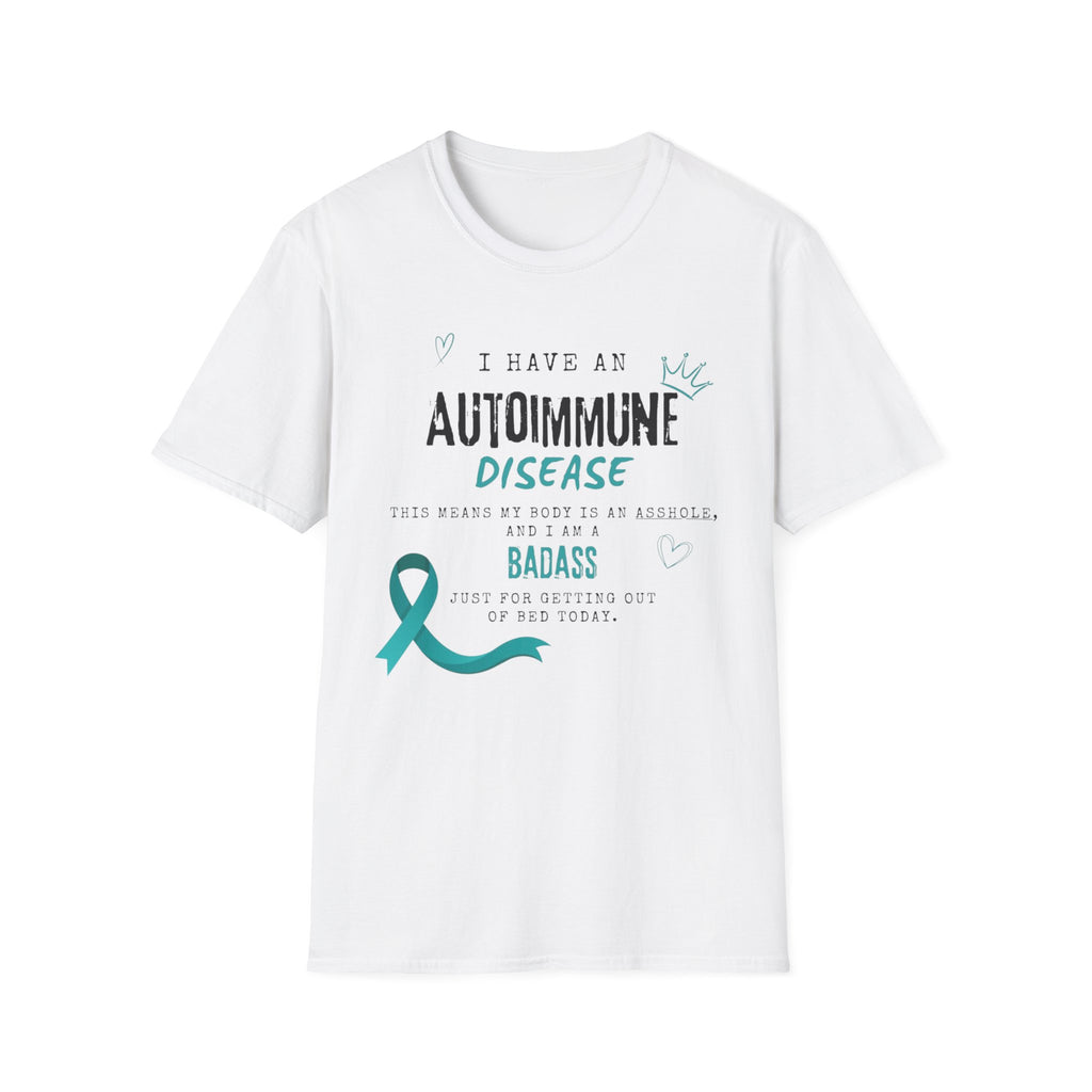 Autoimmune Disease Awareness T‑Shirt — "I Have an Autoimmune Disease" Ribbon Tee