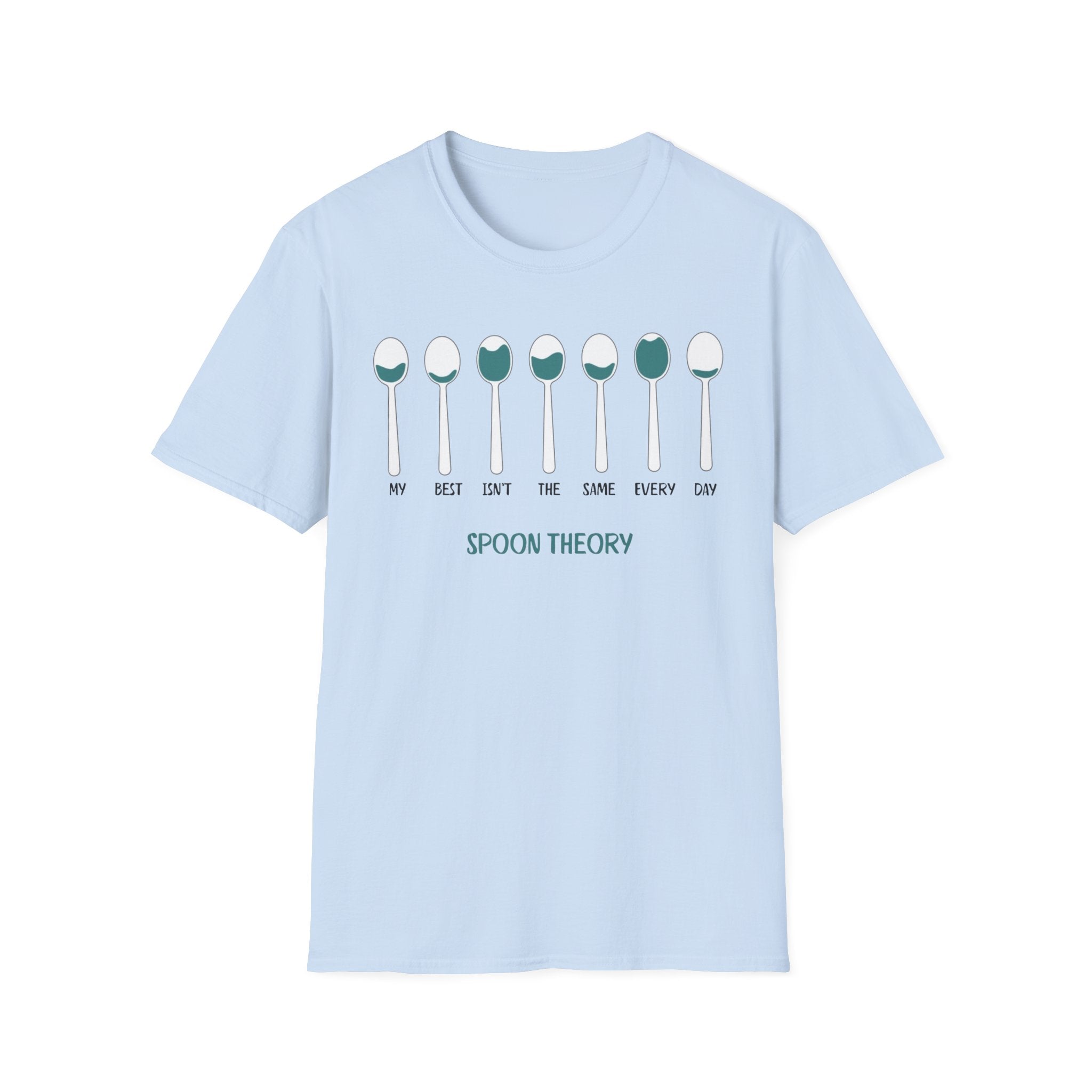 Spoon Theory T-Shirt – "My Best Isn't the Same Every Day" Chronic Illness Awareness Tee