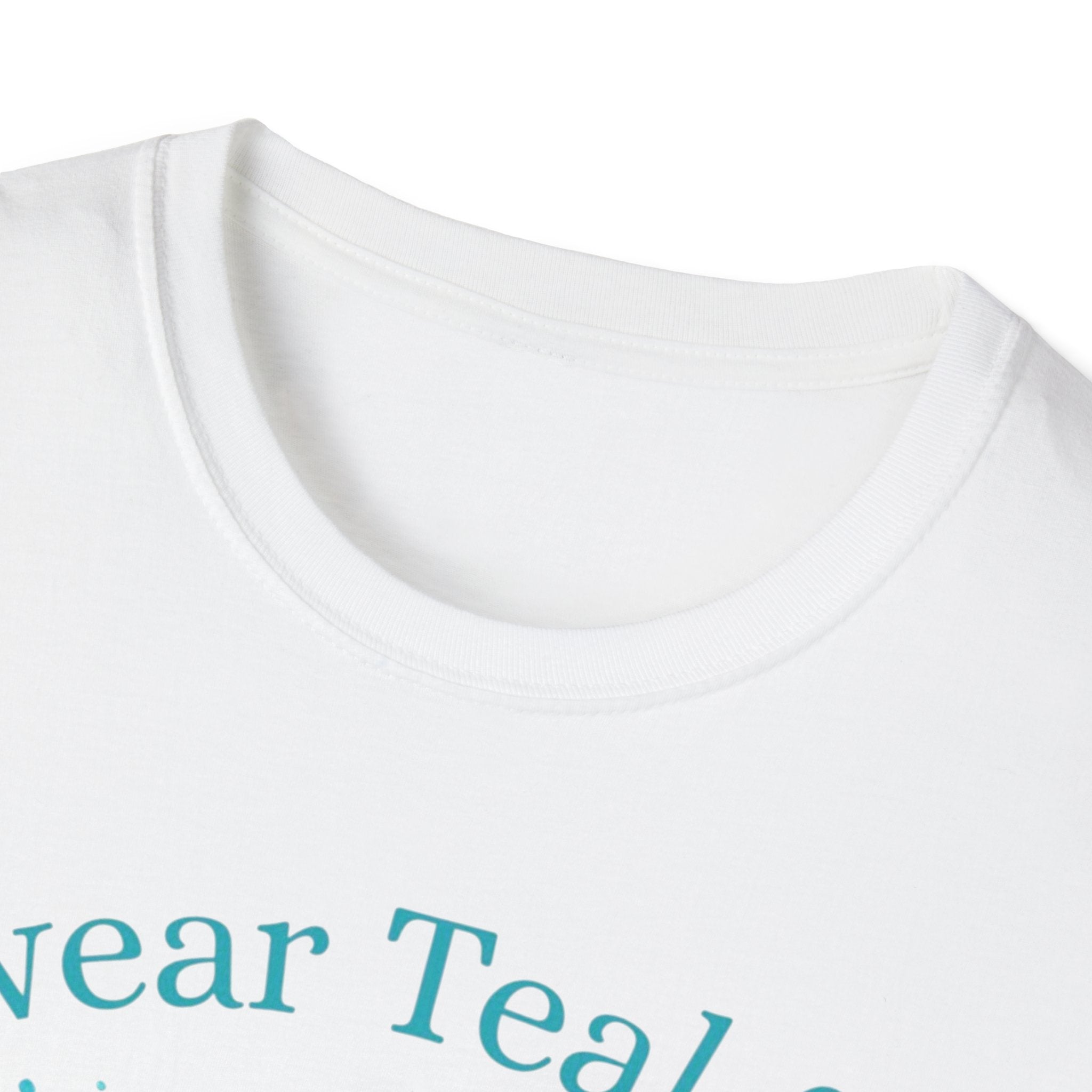 Myasthenia Gravis Awareness T-Shirt — "I Wear Teal For My Husband"