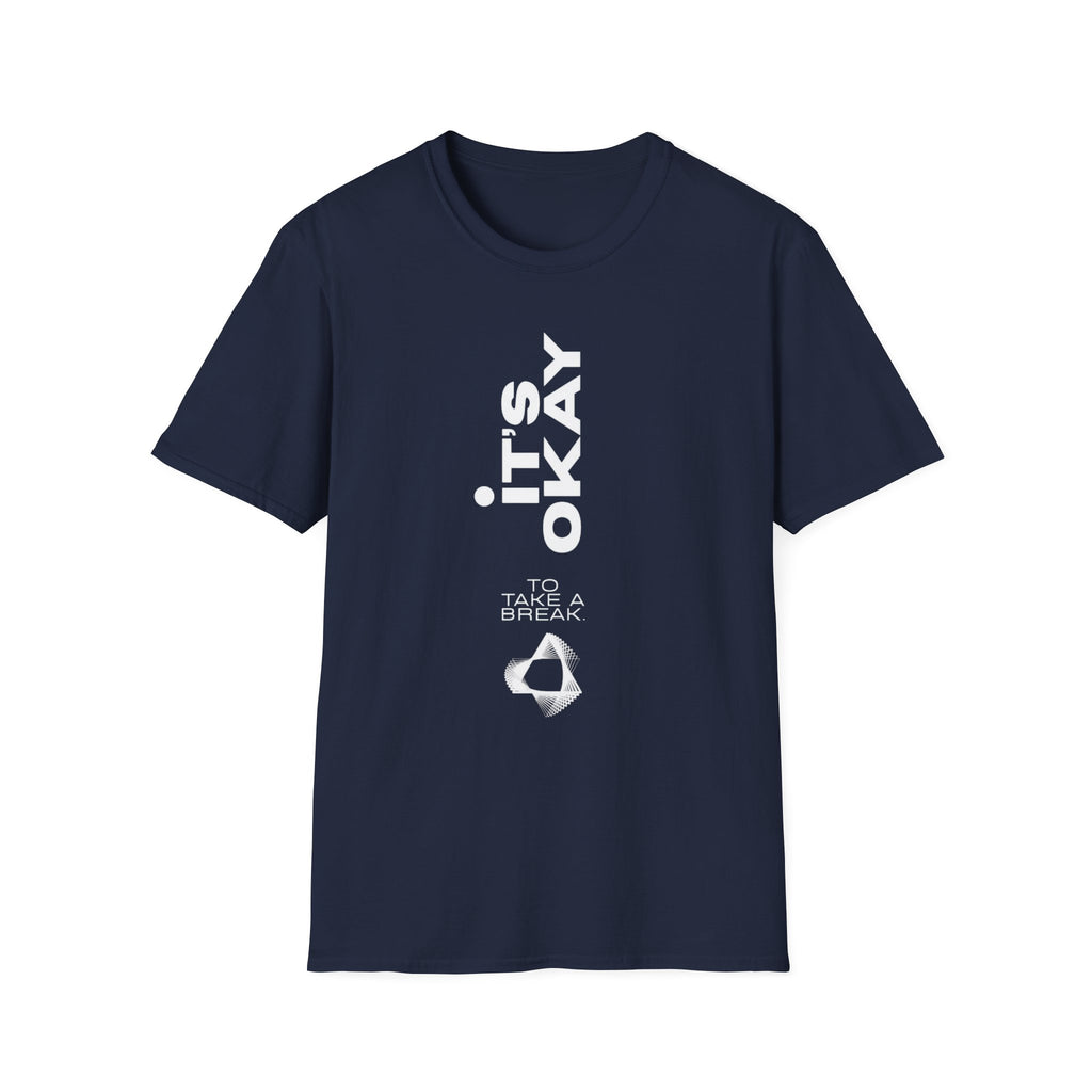 It's Okay Vertical Graphic Tee — Mental Health Awareness T-Shirt
