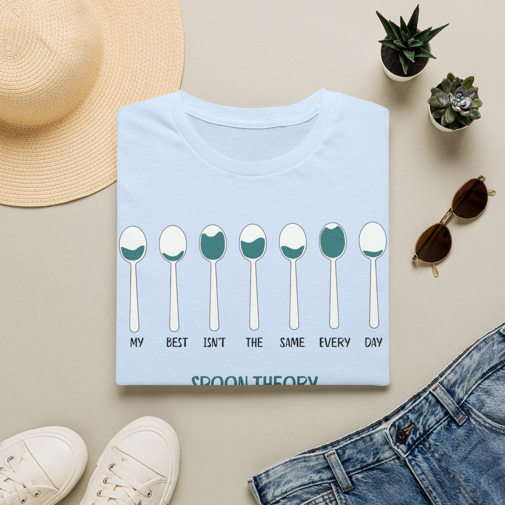Spoon Theory T-Shirt – "My Best Isn't the Same Every Day" Chronic Illness Awareness Tee