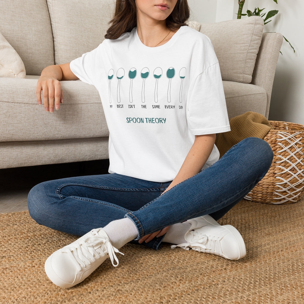 Spoon Theory T-Shirt – "My Best Isn't the Same Every Day" Chronic Illness Awareness Tee