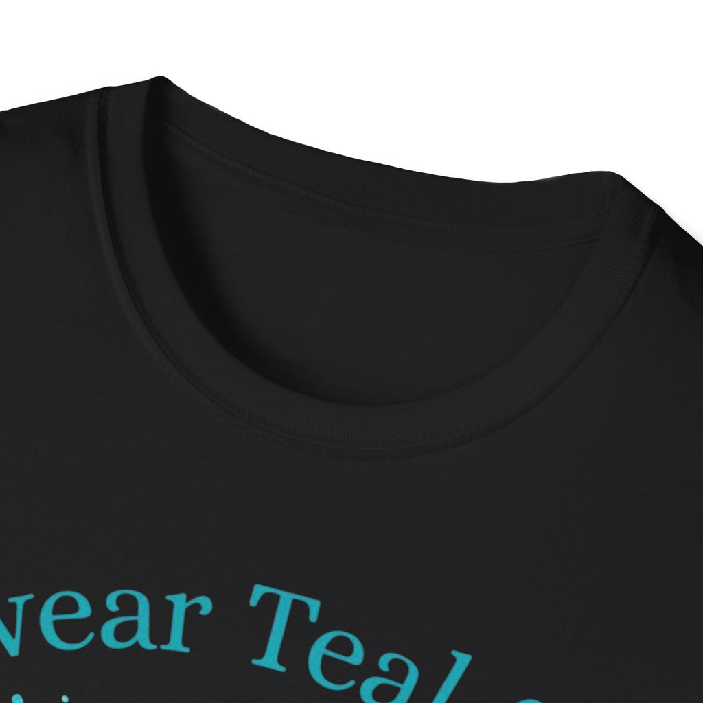 Myasthenia Gravis Awareness T-Shirt — "I Wear Teal For My Husband"