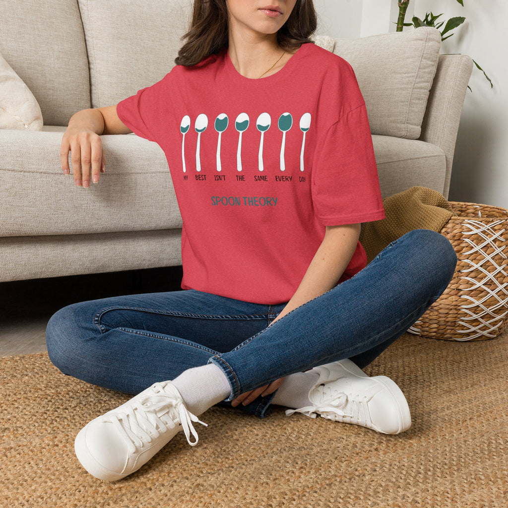Spoon Theory T-Shirt – "My Best Isn't the Same Every Day" Chronic Illness Awareness Tee