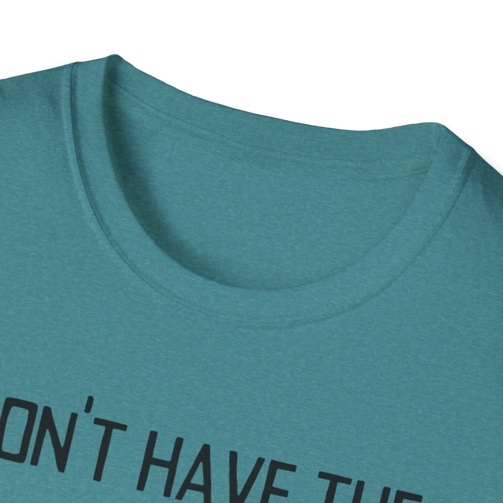 T-Shirt — “I Don’t Have the Energy For This” Low Battery Graphic Tee