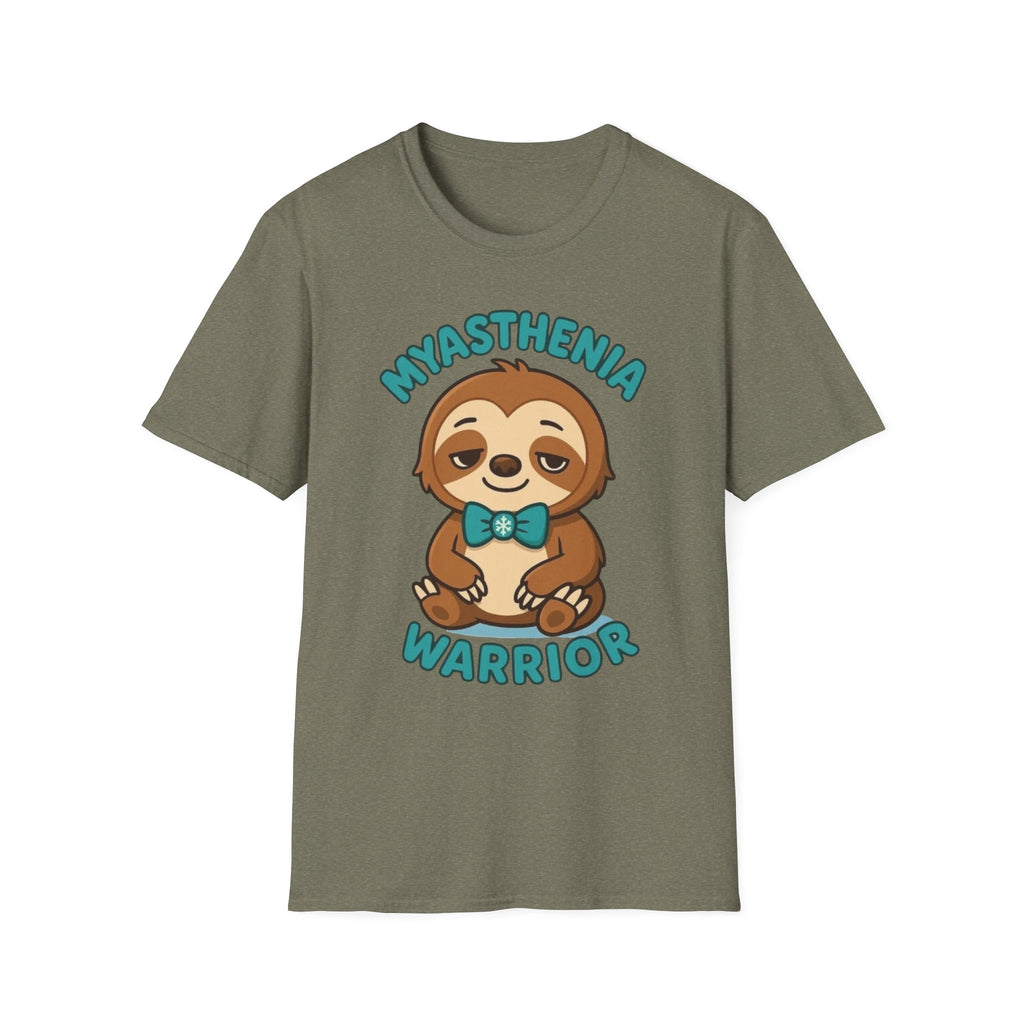 Myasthenia Warrior Sloth T-Shirt