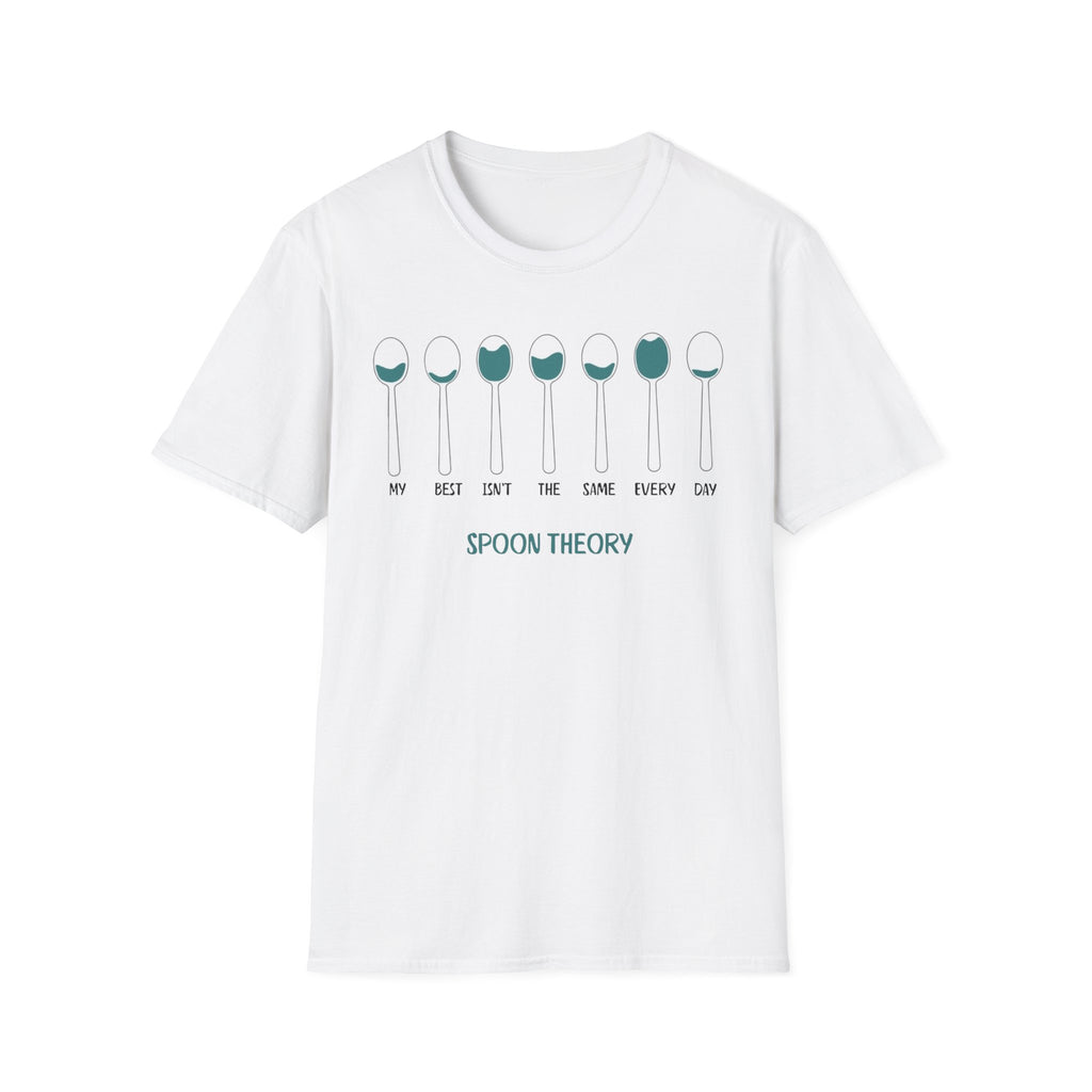 Spoon Theory T-Shirt – "My Best Isn't the Same Every Day" Chronic Illness Awareness Tee