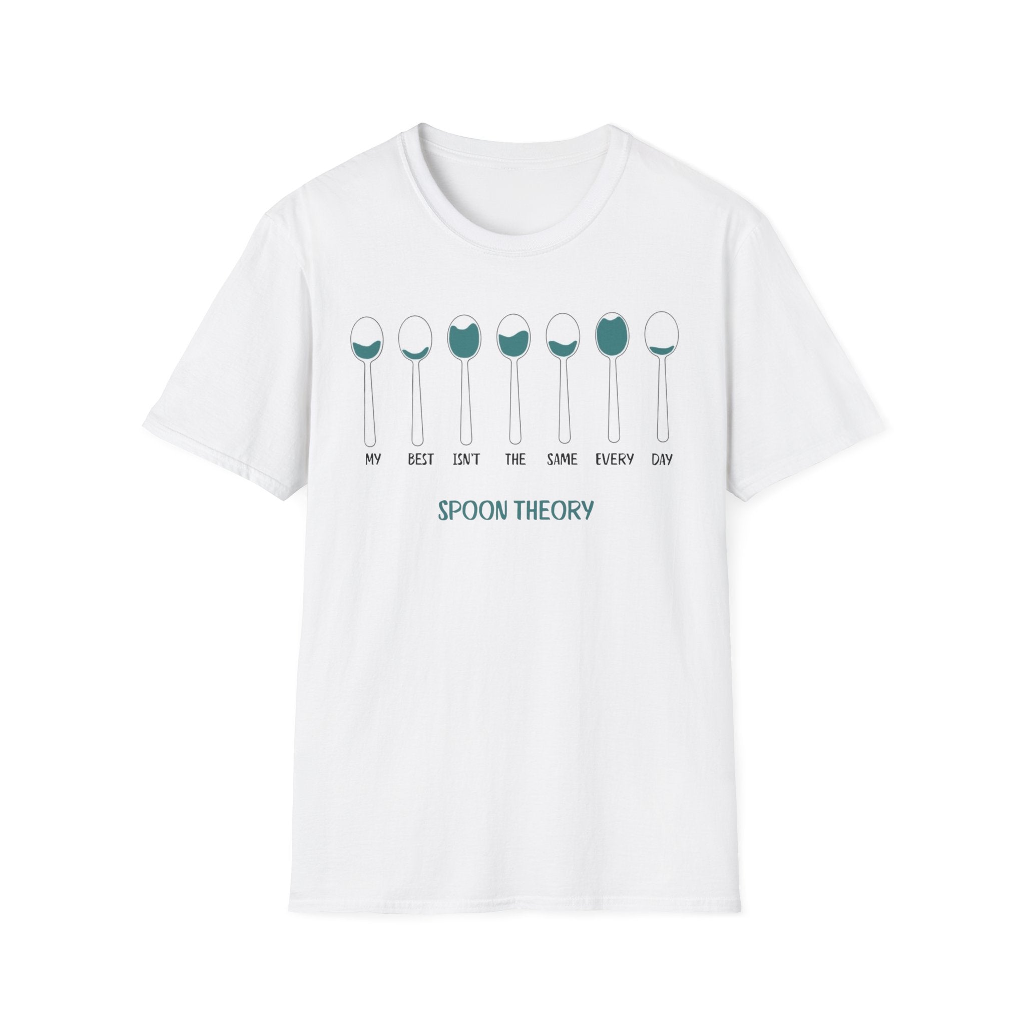 Spoon Theory T-Shirt – "My Best Isn't the Same Every Day" Chronic Illness Awareness Tee
