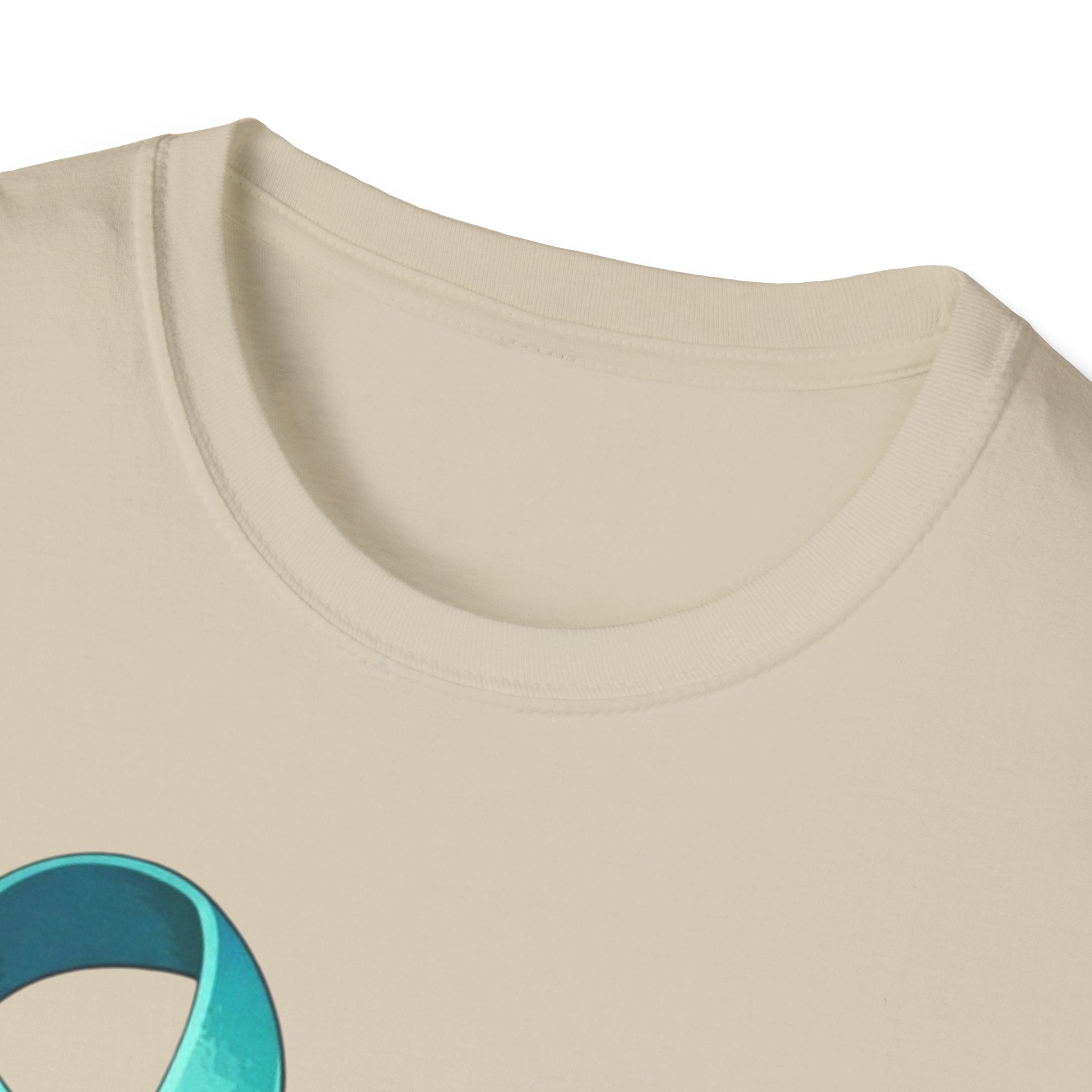 Rare Disease Awareness Zebra T-Shirt — "I Am Rare" Teal Ribbon Shirt
