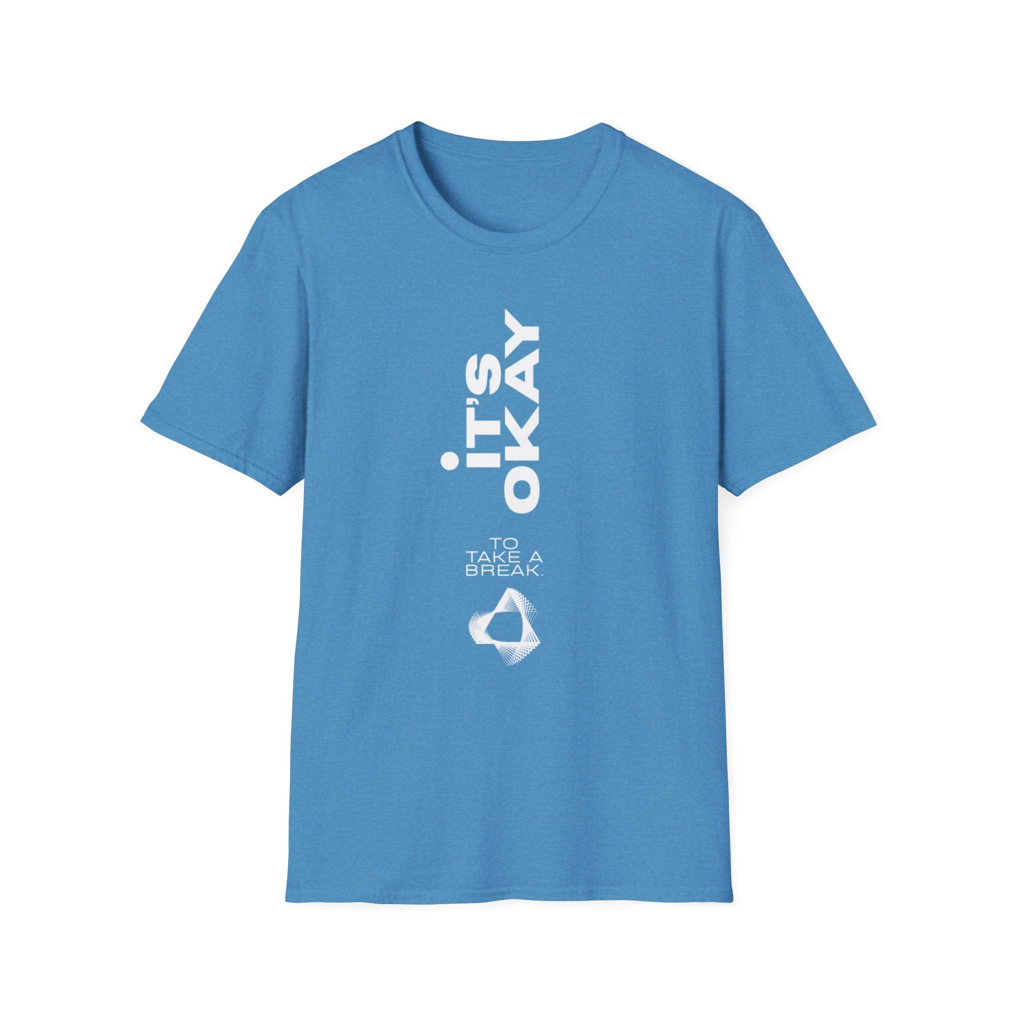 It's Okay Vertical Graphic Tee — Mental Health Awareness T-Shirt