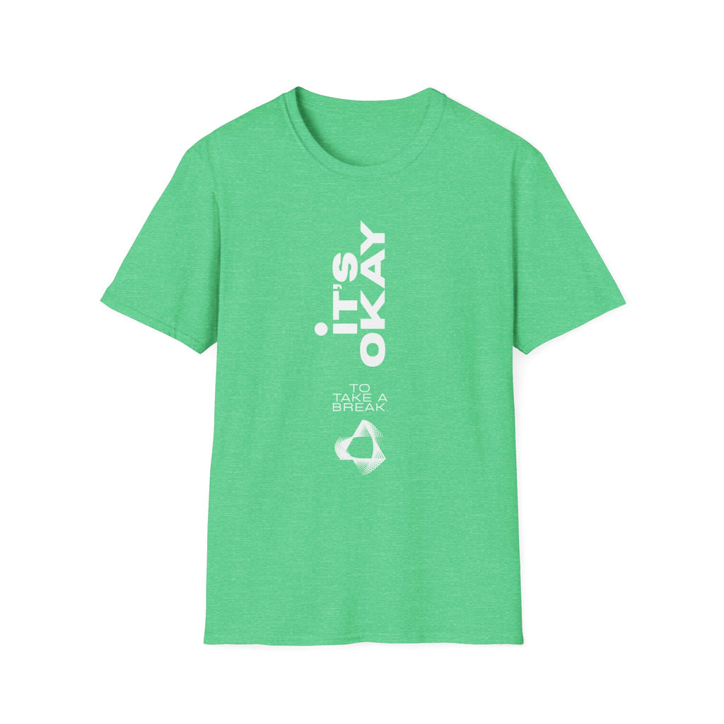 It's Okay Vertical Graphic Tee — Mental Health Awareness T-Shirt