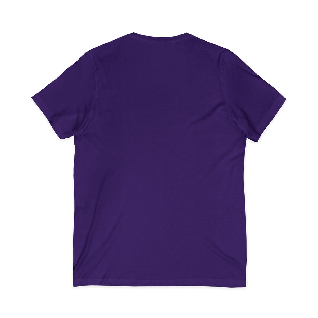 Teal Awareness Ribbon V-Neck Tee — "Together We Fight" Support Shirt