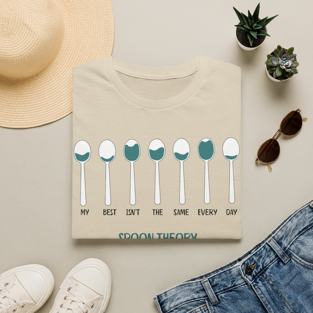Spoon Theory T-Shirt – "My Best Isn't the Same Every Day" Chronic Illness Awareness Tee
