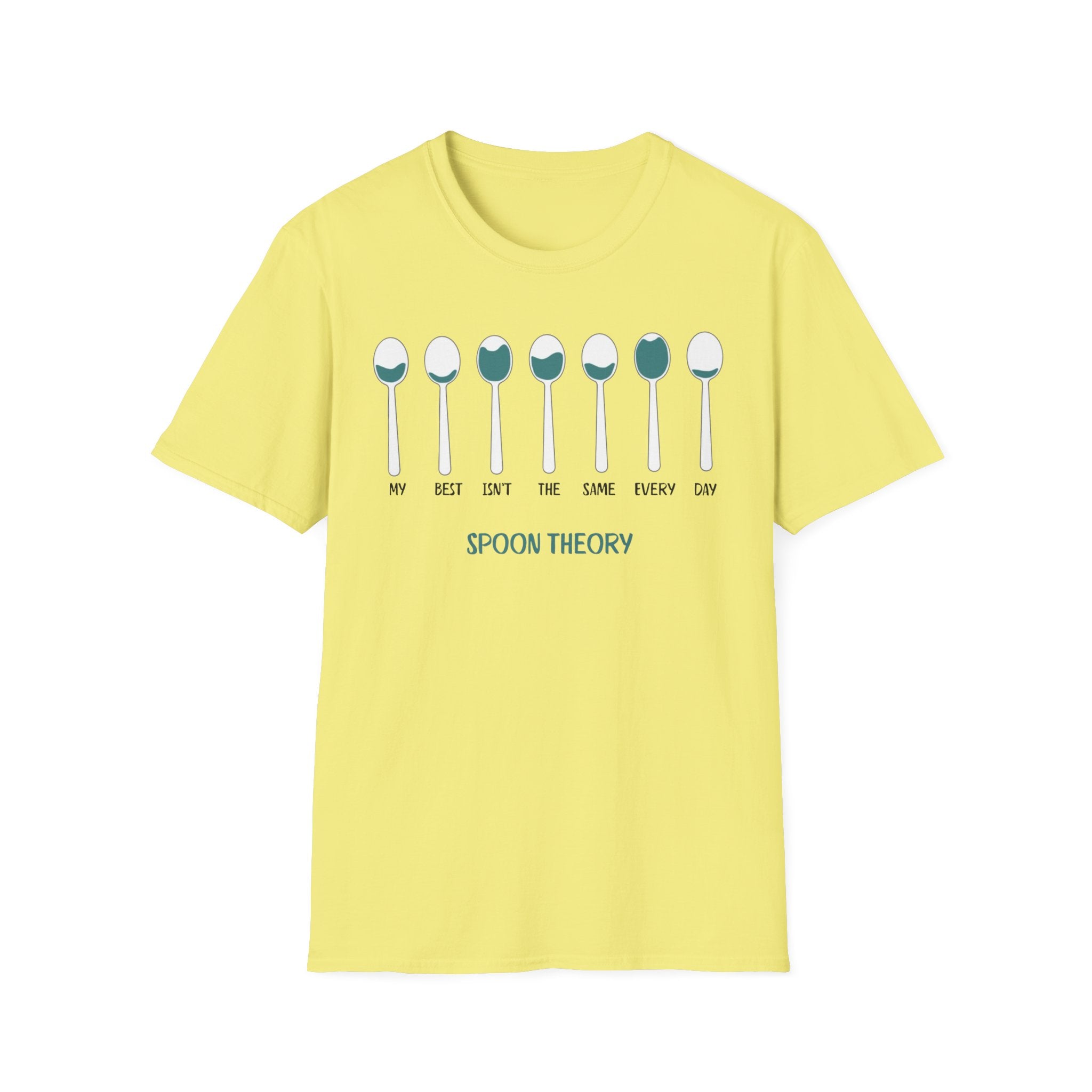 Spoon Theory T-Shirt – "My Best Isn't the Same Every Day" Chronic Illness Awareness Tee