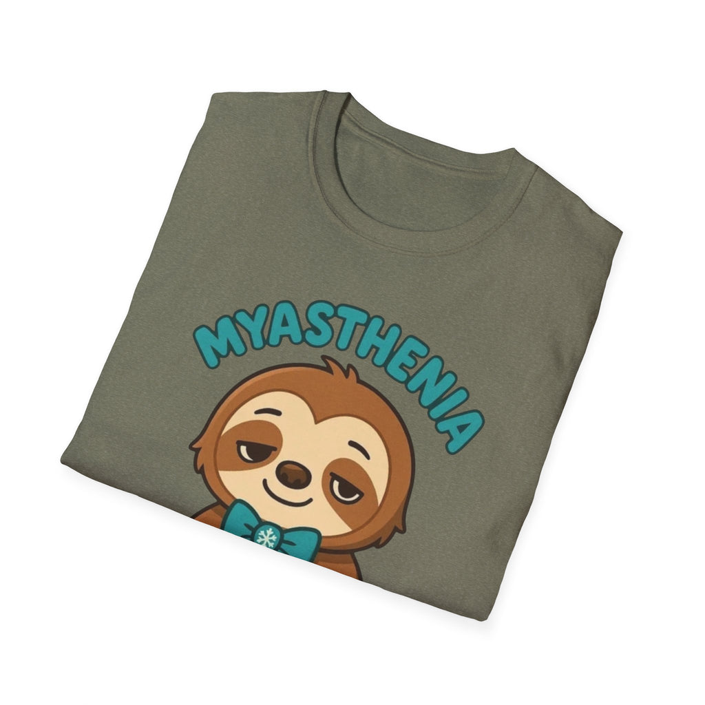 Myasthenia Warrior Sloth T-Shirt