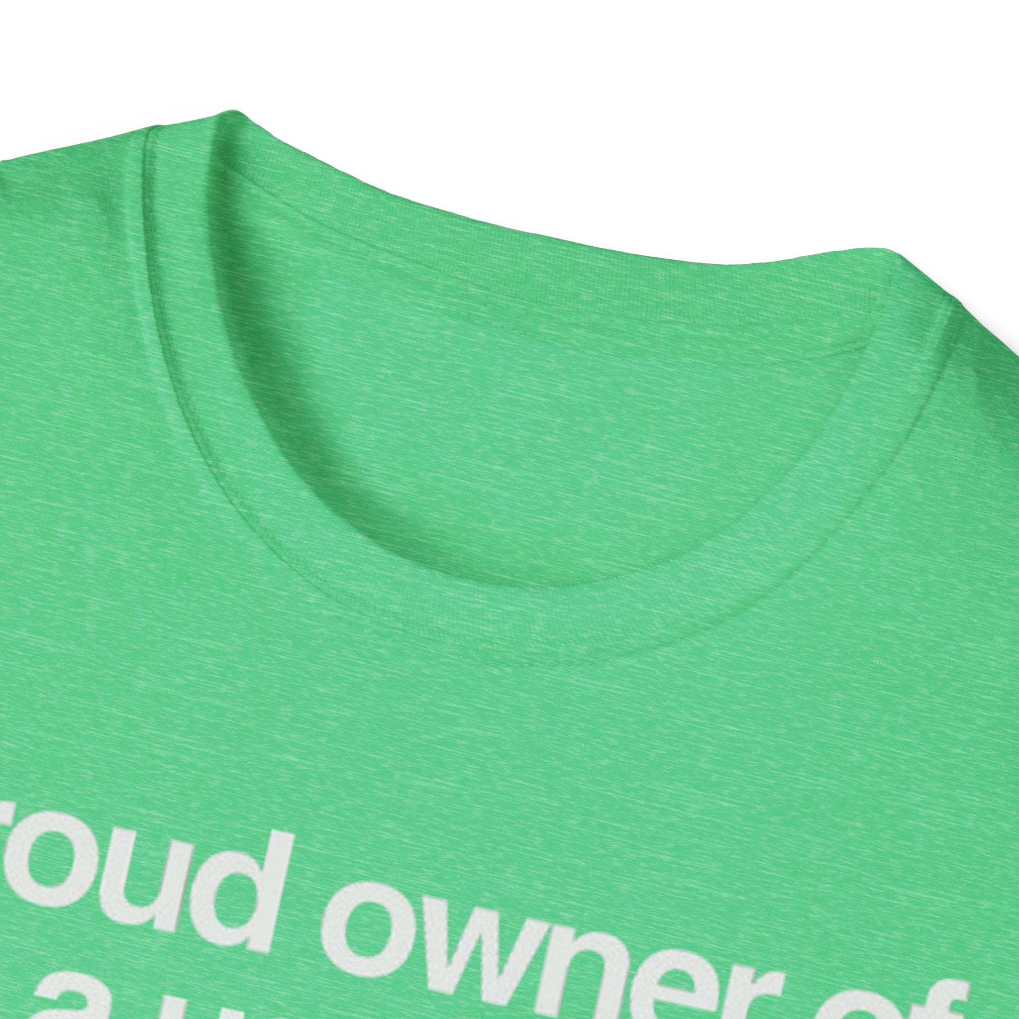 "Proud owner of a useless Immune System" Slogan Tee