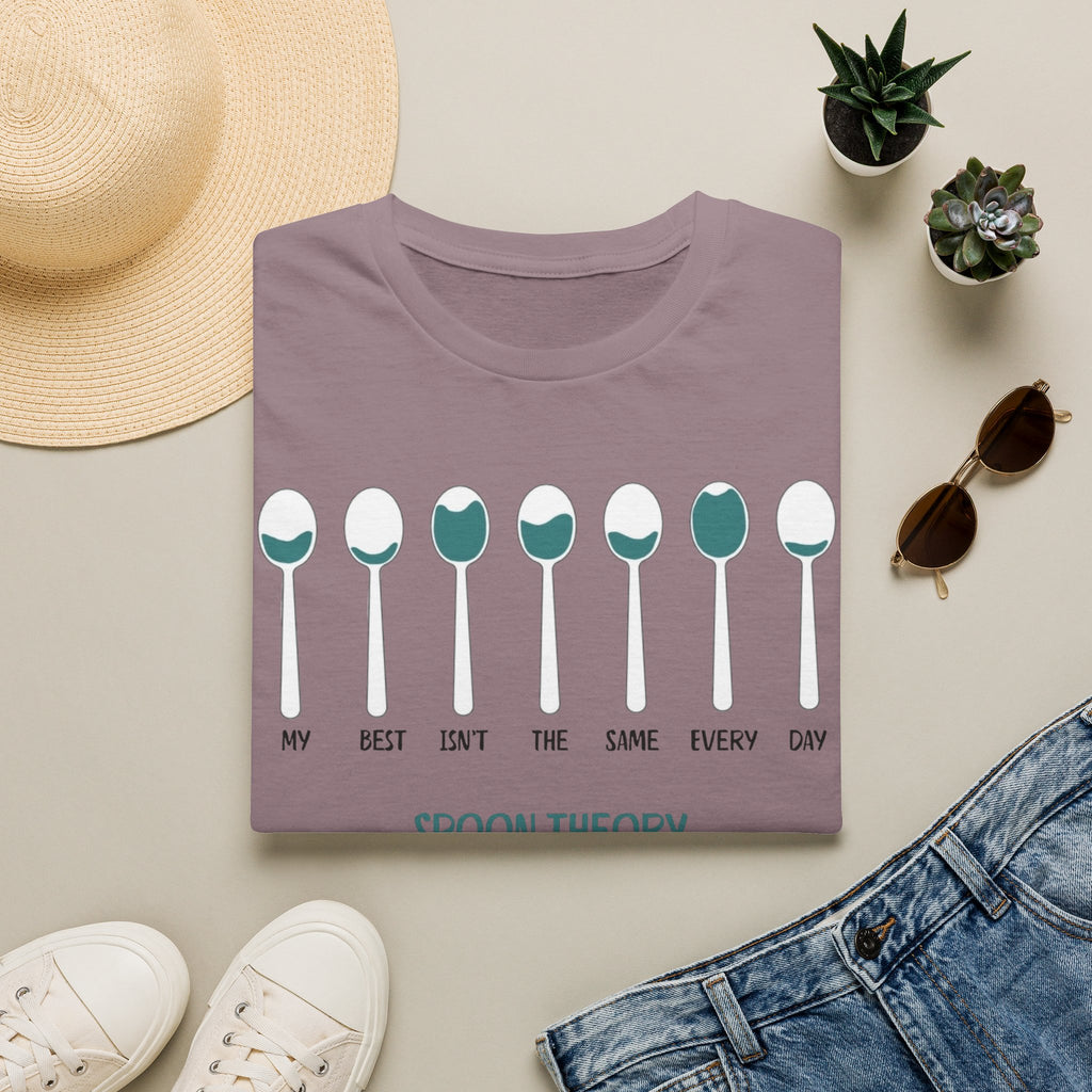 Spoon Theory T-Shirt – "My Best Isn't the Same Every Day" Chronic Illness Awareness Tee