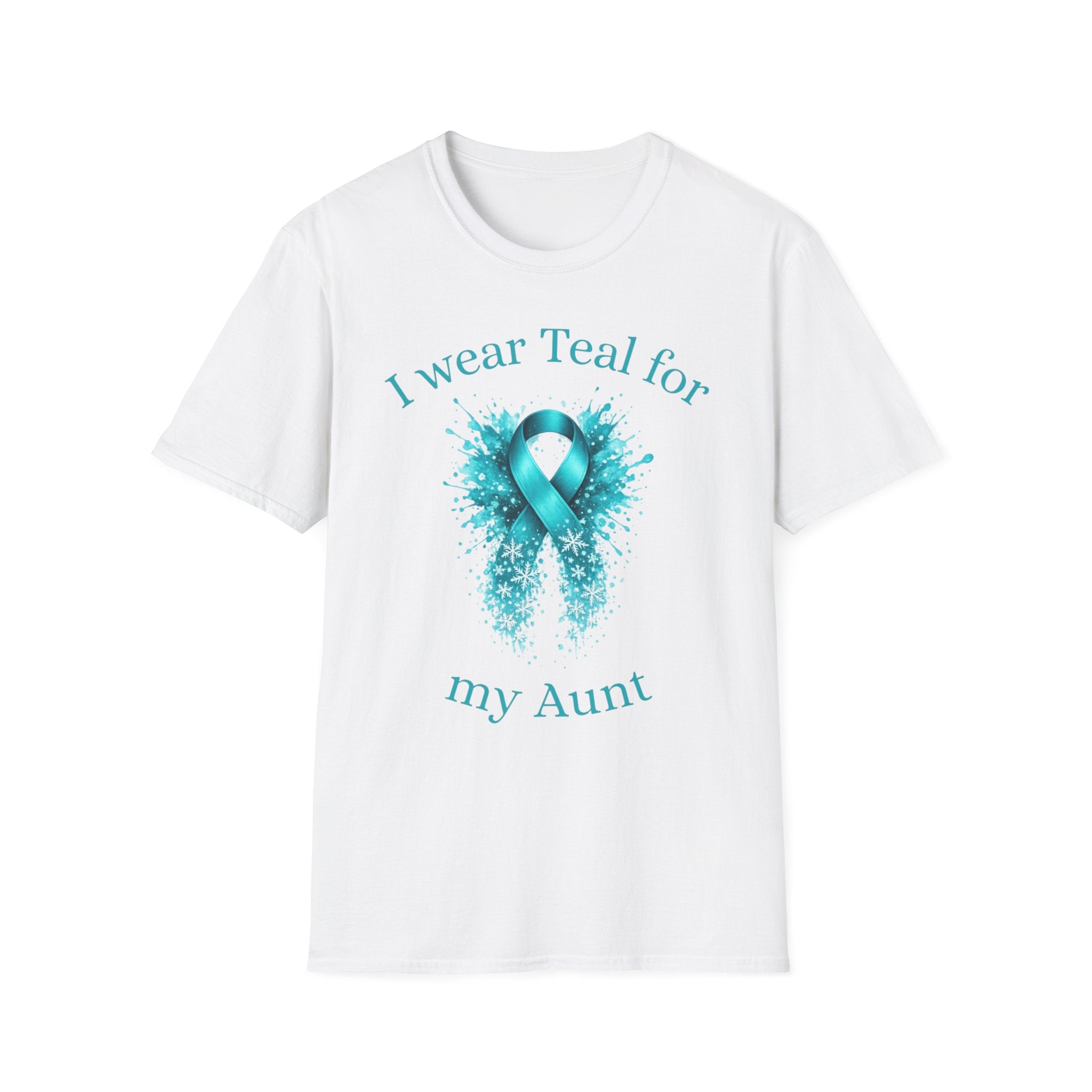 Myasthenia Gravis Awareness T-Shirt — “I Wear Teal For My Aunt”