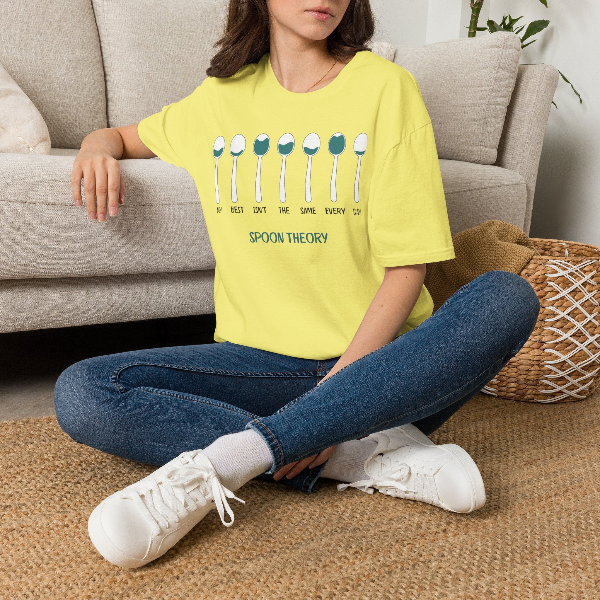 Spoon Theory T-Shirt – "My Best Isn't the Same Every Day" Chronic Illness Awareness Tee