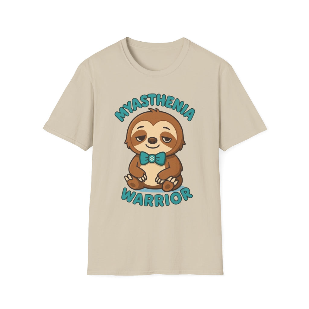 Myasthenia Warrior Sloth T-Shirt