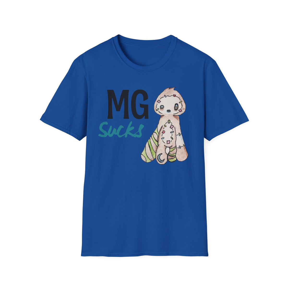 MG Sucks Sloth T-Shirt — Chronic Illness Awareness Tee