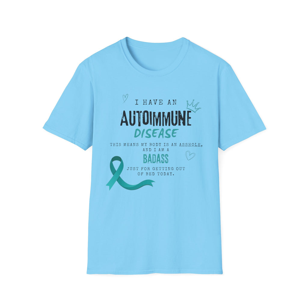 Autoimmune Disease Awareness T‑Shirt — "I Have an Autoimmune Disease" Ribbon Tee