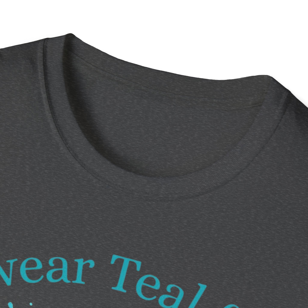 Myasthenia Gravis Awareness Ribbon T-Shirt — "I Wear Teal for My Boyfriend" Support Tee