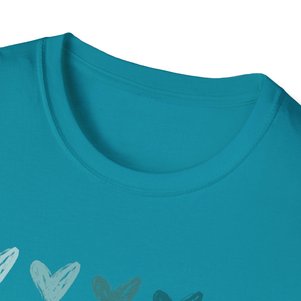 Myasthenia Gravis Warrior T‑Shirt — Teal Heart Awareness Tee