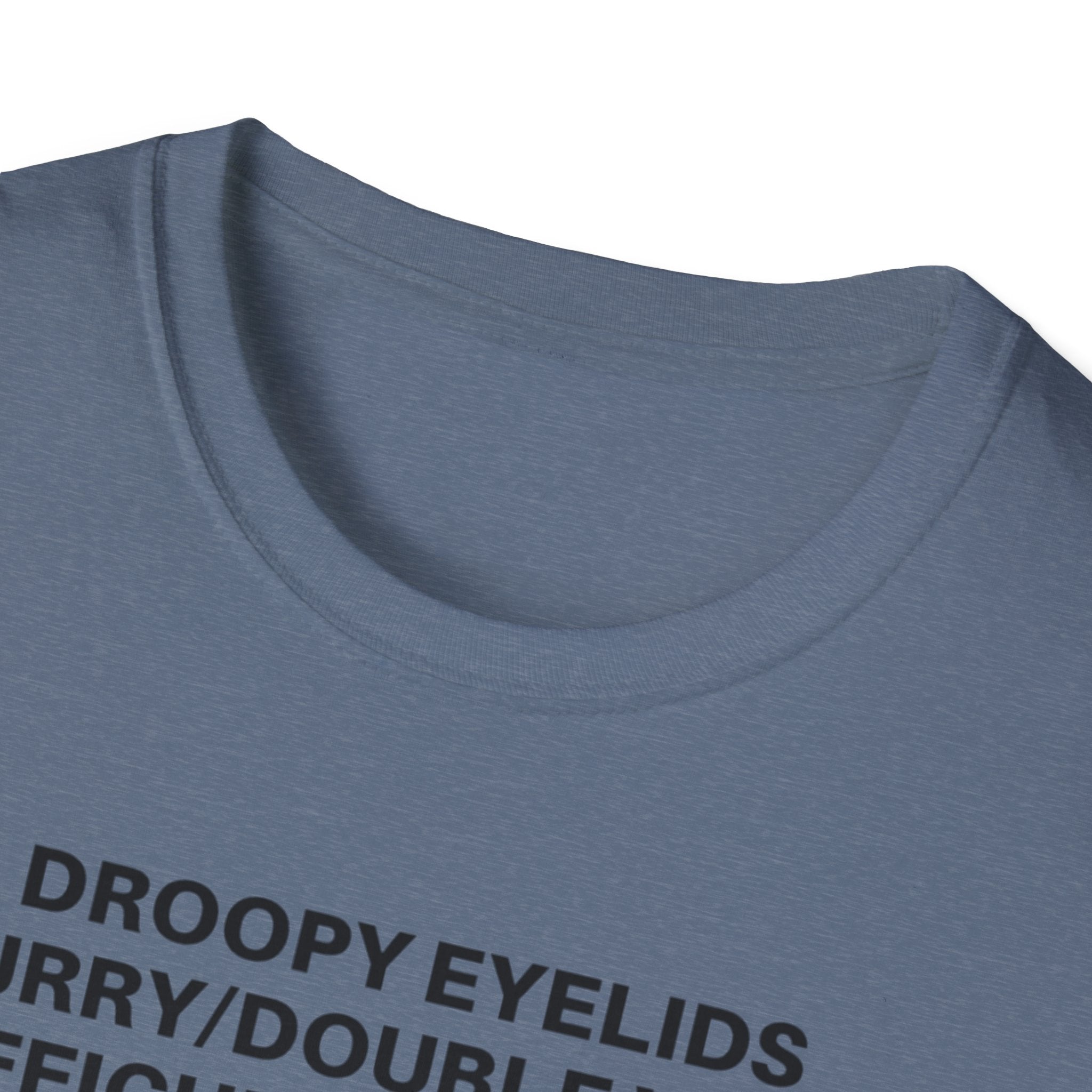 Myasthenia Gravis Awareness T-Shirt — Symptoms List Tee