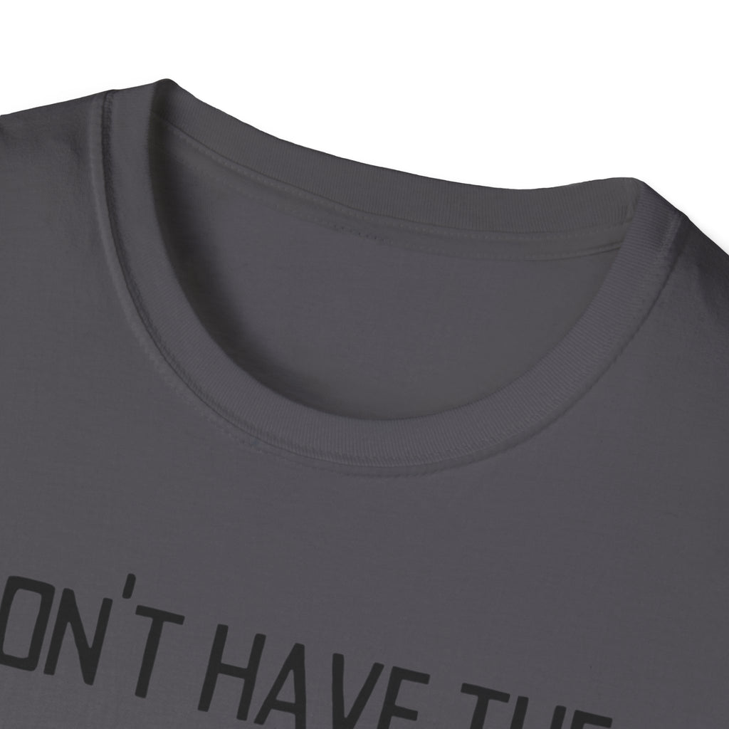T-Shirt — “I Don’t Have the Energy For This” Low Battery Graphic Tee