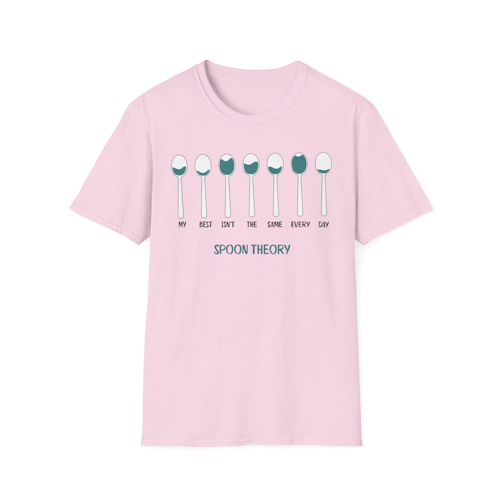 Spoon Theory T-Shirt – "My Best Isn't the Same Every Day" Chronic Illness Awareness Tee