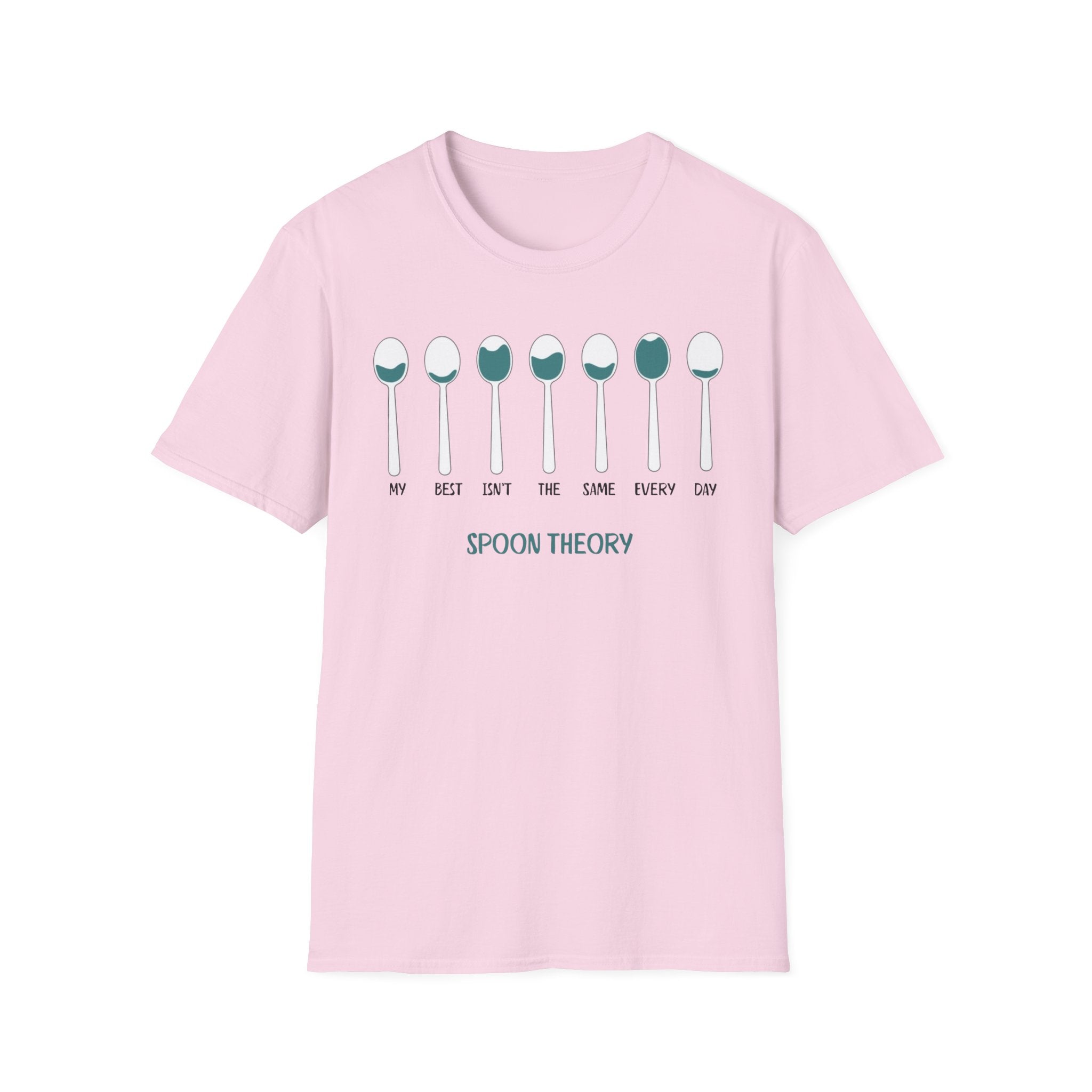 Spoon Theory T-Shirt – "My Best Isn't the Same Every Day" Chronic Illness Awareness Tee