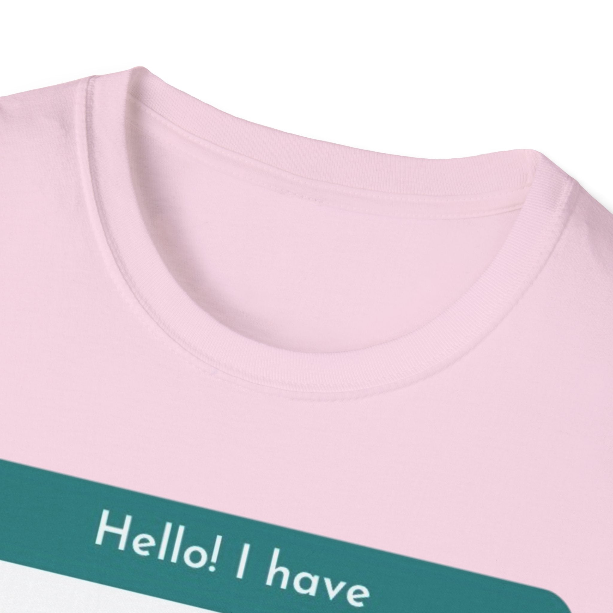 Myasthenia Gravis Awareness T-Shirt - "Hello! I have Myasthenia Gravis" Name Tag