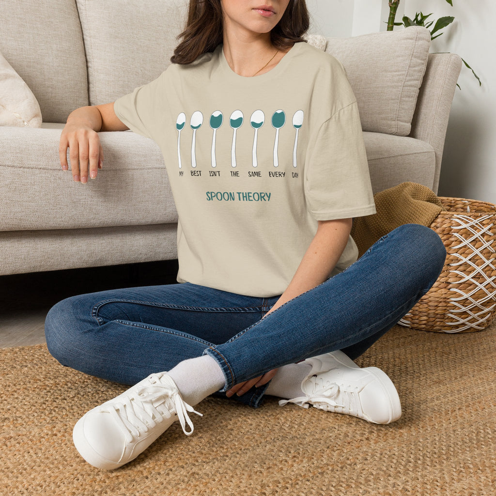 Spoon Theory T-Shirt – "My Best Isn't the Same Every Day" Chronic Illness Awareness Tee
