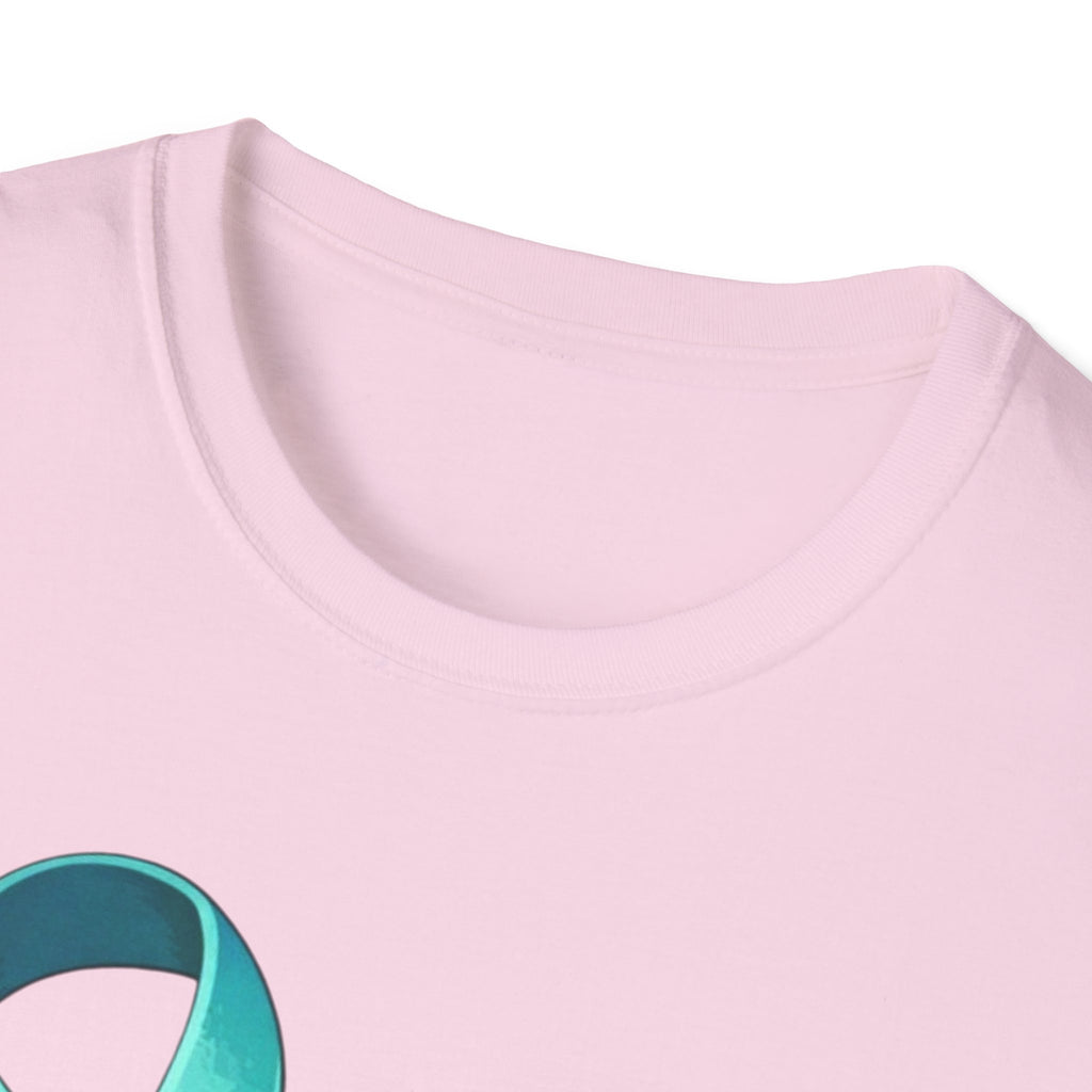 Rare Disease Awareness Zebra T-Shirt — "I Am Rare" Teal Ribbon Shirt