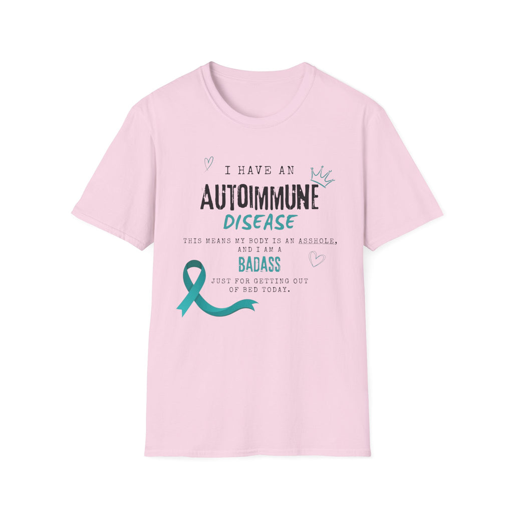 Autoimmune Disease Awareness T‑Shirt — "I Have an Autoimmune Disease" Ribbon Tee