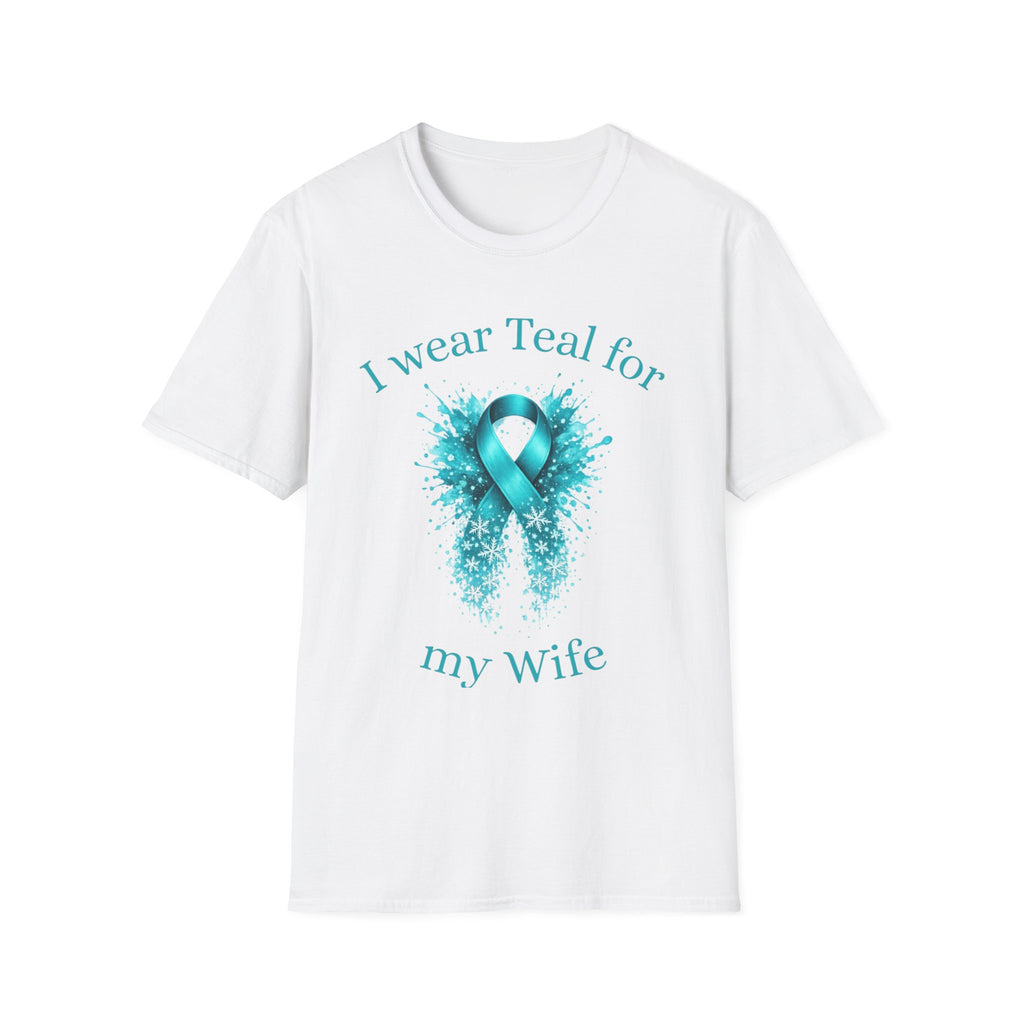 Myasthenia Gravis Awareness Tee — “I Wear Teal For My Wife”