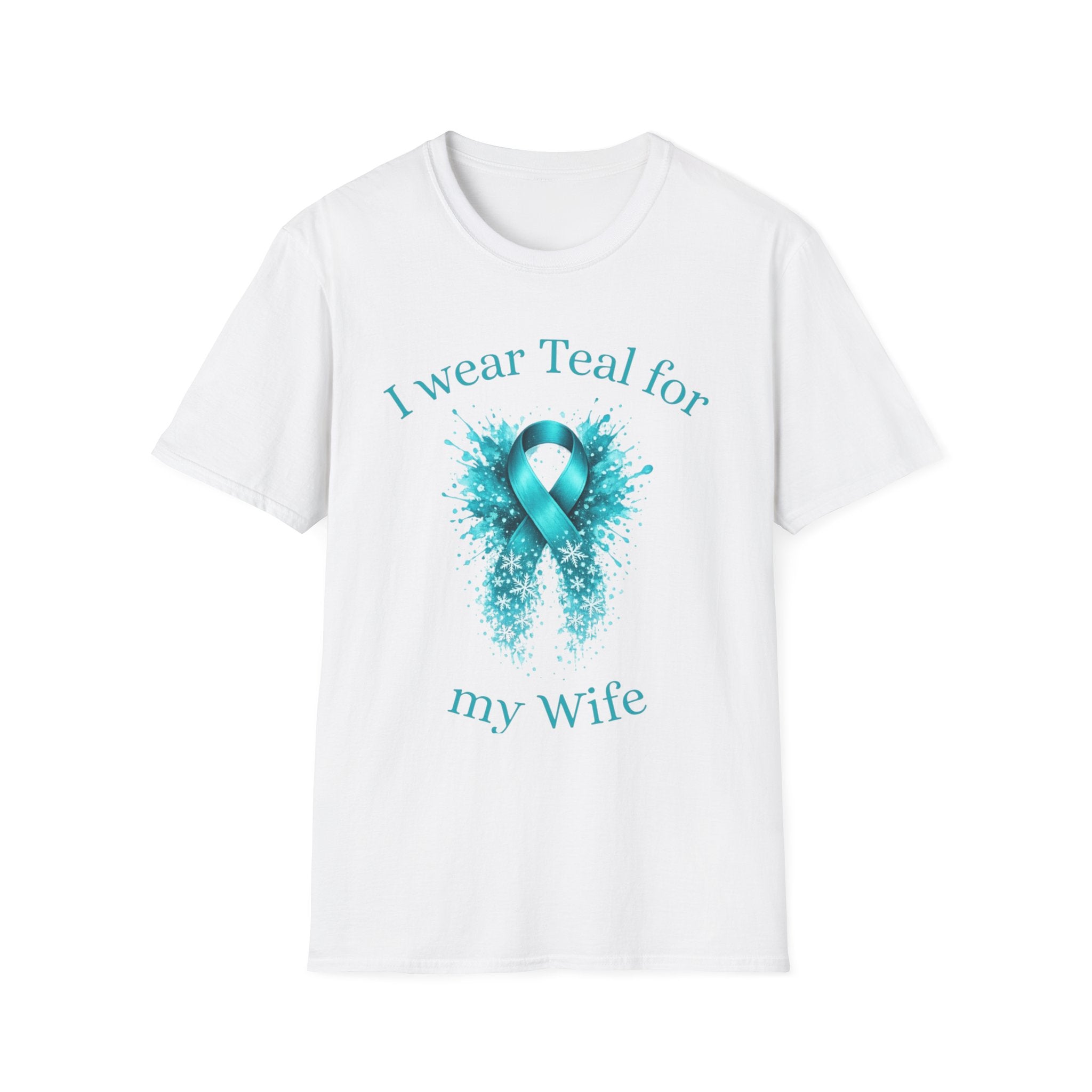 Myasthenia Gravis Awareness Tee — “I Wear Teal For My Wife”