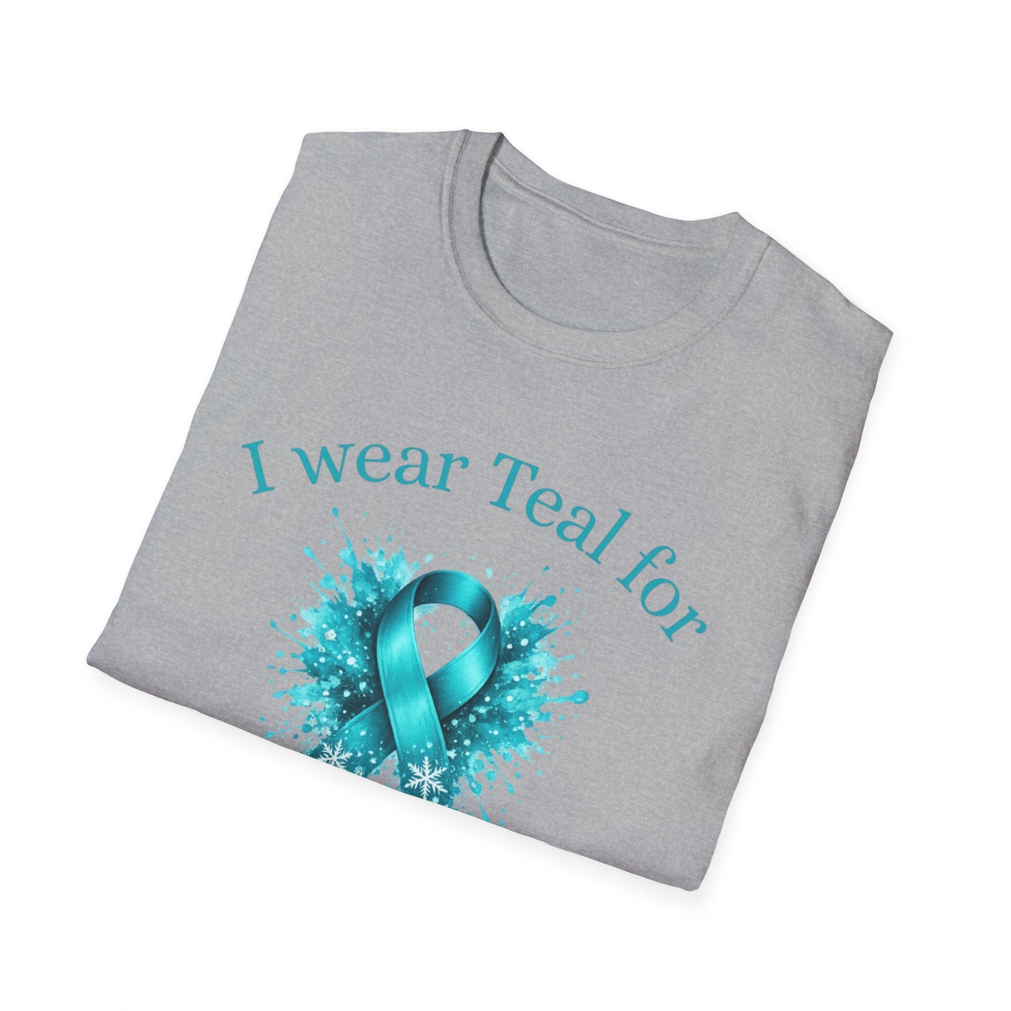 Myasthenia Gravis Awareness T-Shirt — "I Wear Teal for My Cousin" Support Tee