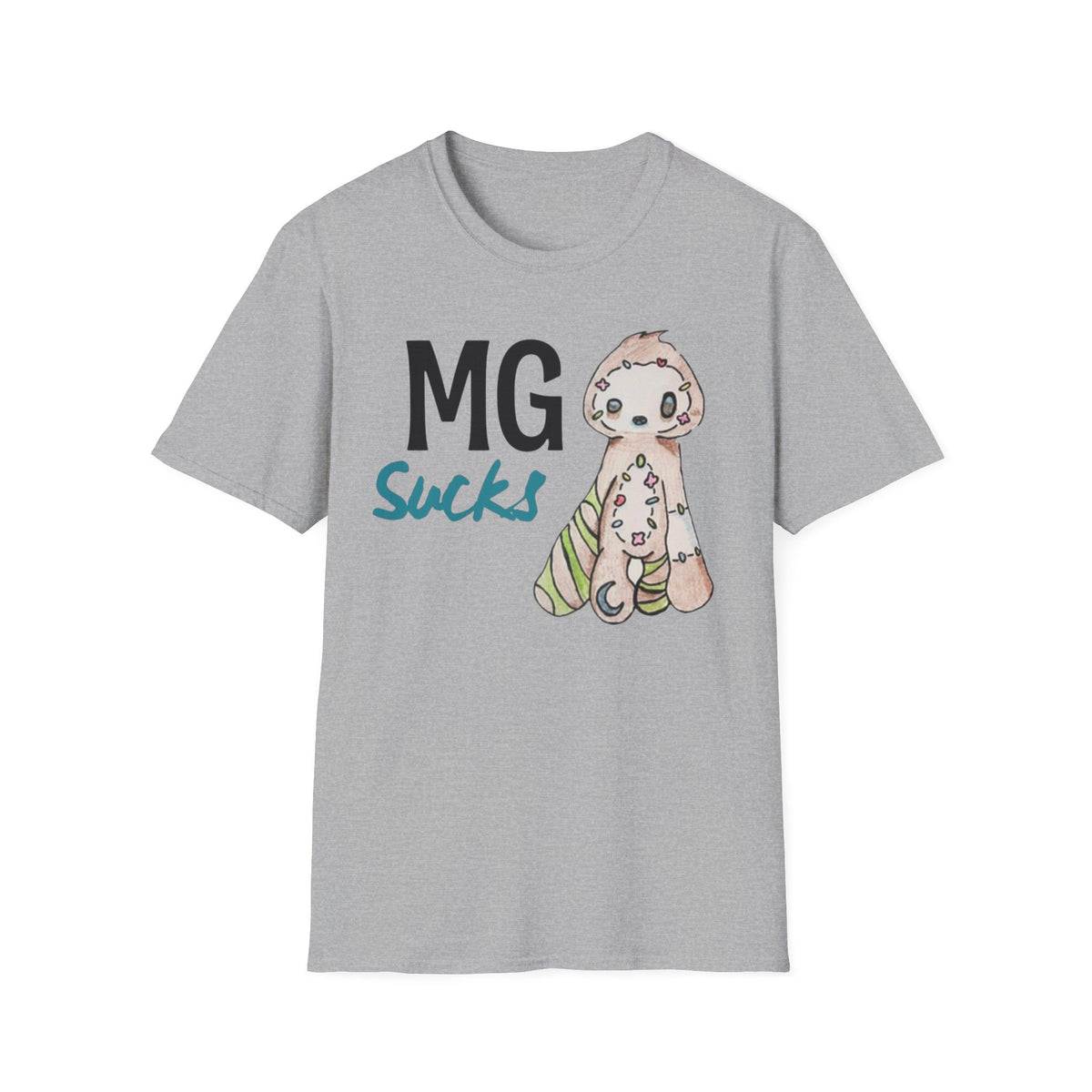 MG Sucks Sloth T-Shirt — Chronic Illness Awareness Tee