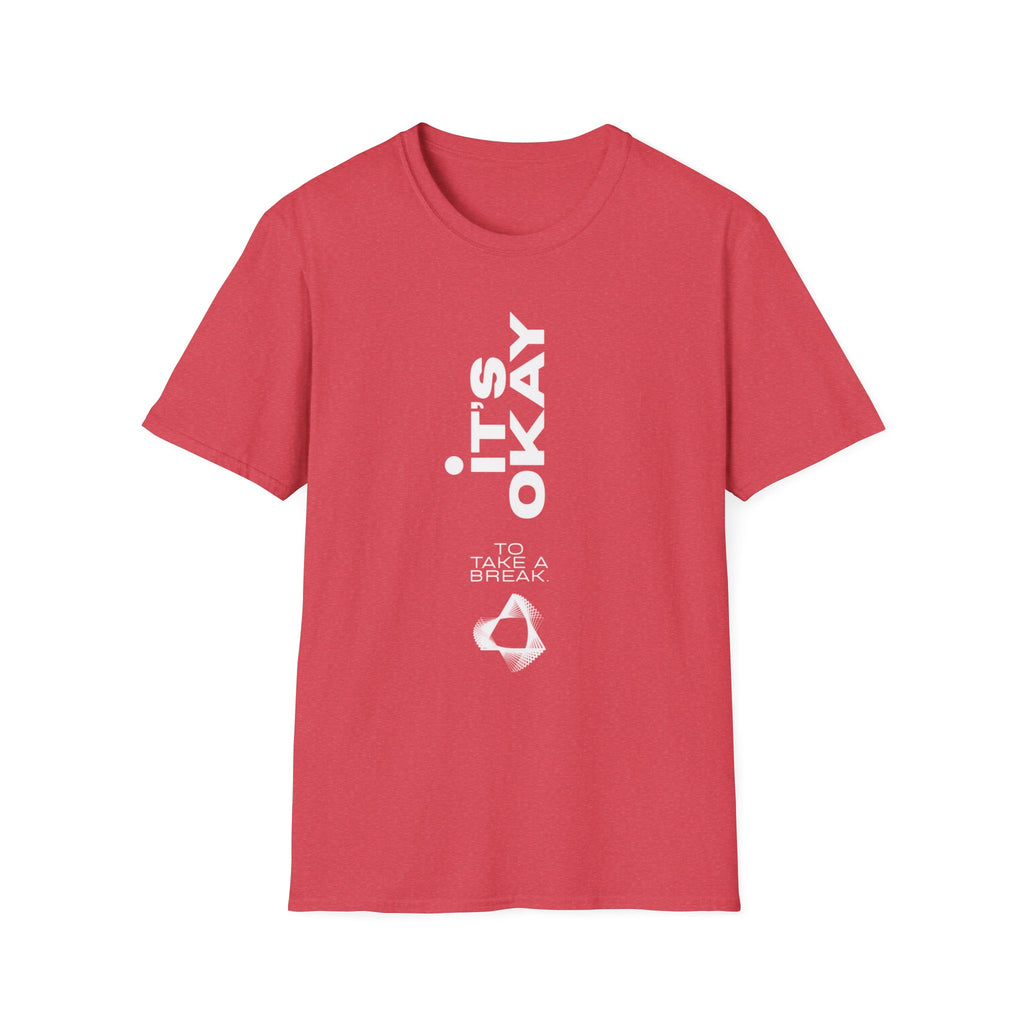 It's Okay Vertical Graphic Tee — Mental Health Awareness T-Shirt