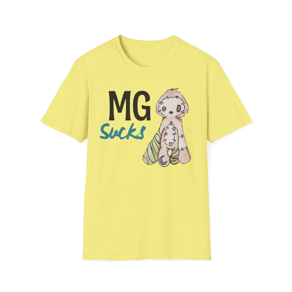 MG Sucks Sloth T-Shirt — Chronic Illness Awareness Tee