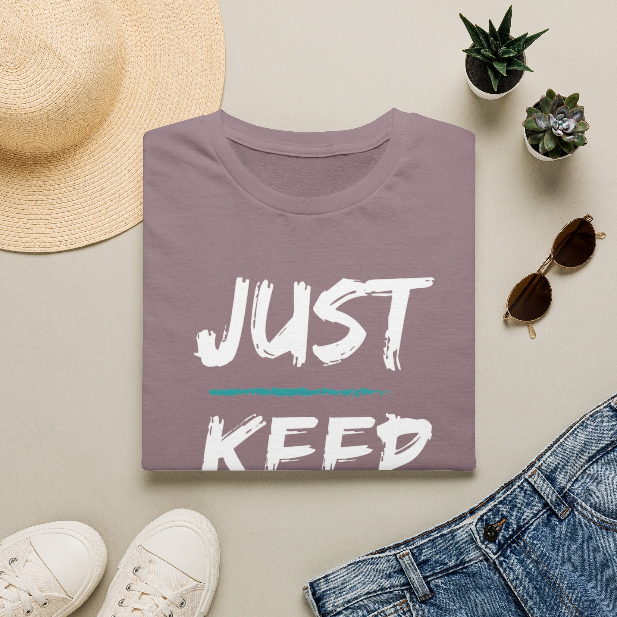Just Keep Moving Forward T-Shirt — Motivational Inspirational Tee