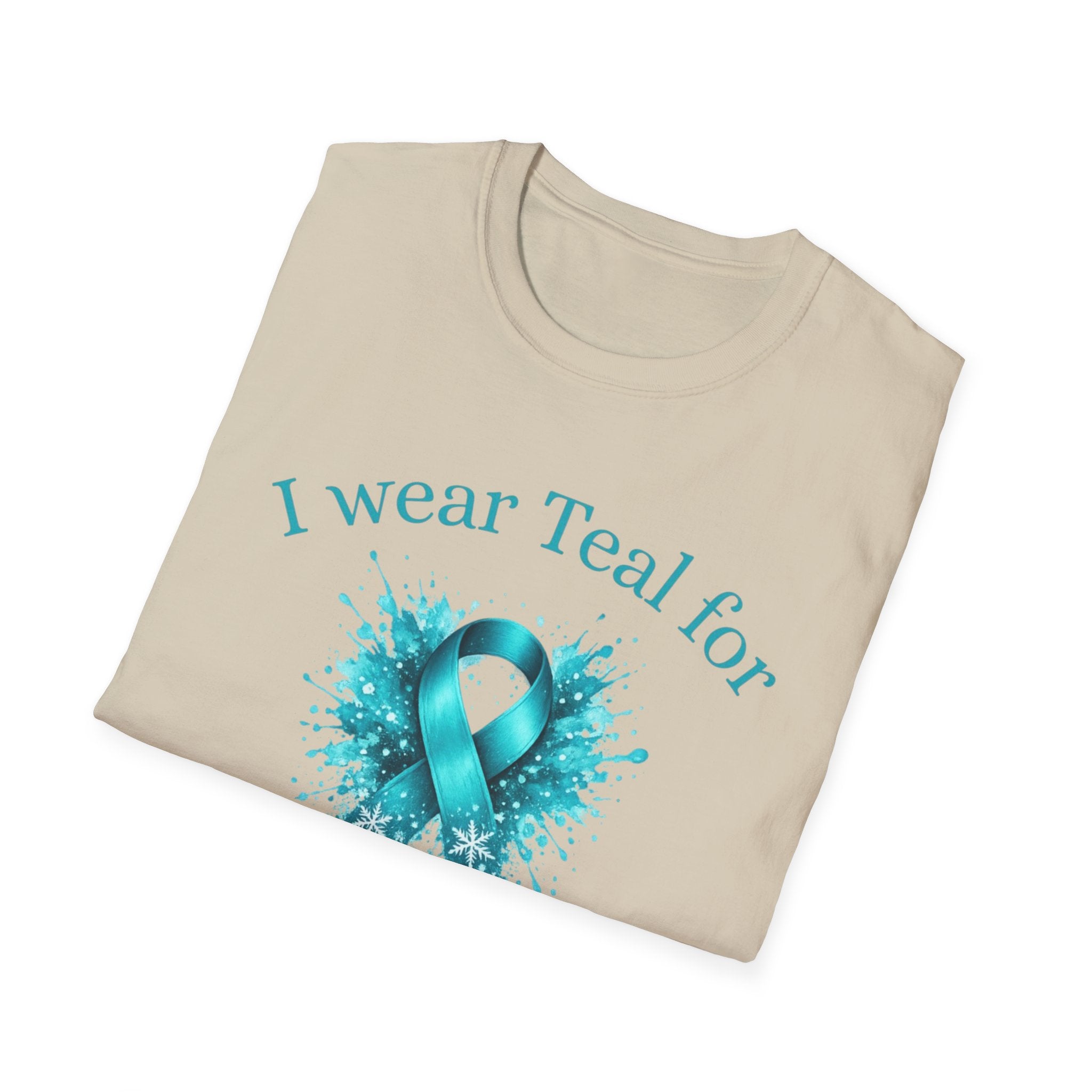 Myasthenia Gravis Awareness Tee — “I Wear Teal For My Wife”