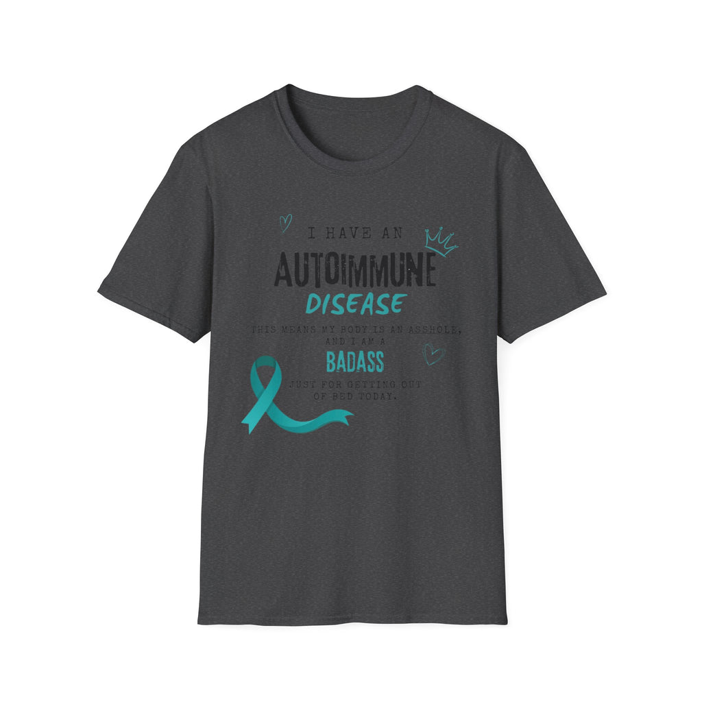 Autoimmune Disease Awareness T‑Shirt — "I Have an Autoimmune Disease" Ribbon Tee